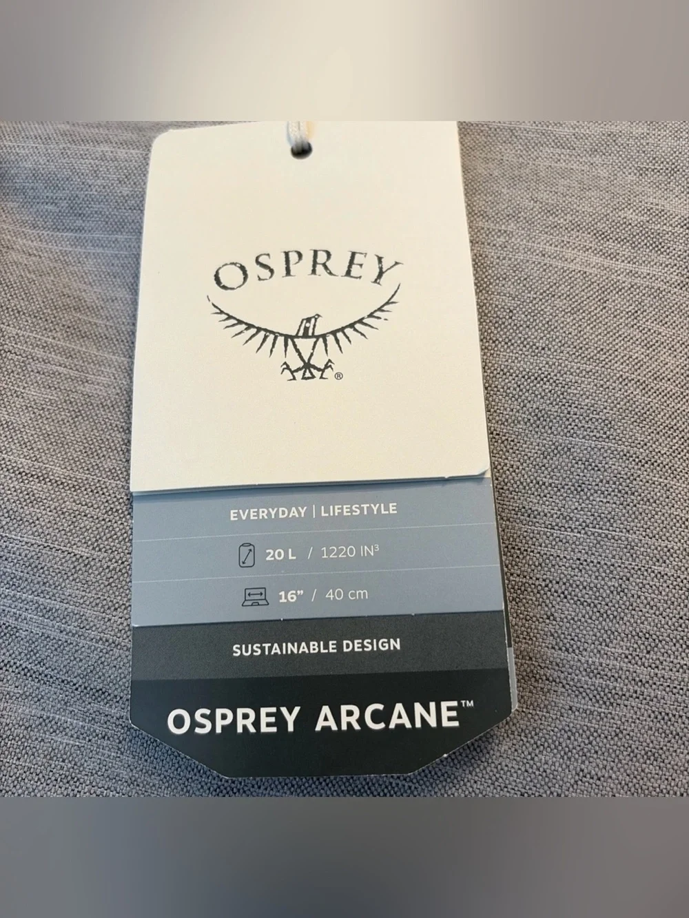 OSPREY durable backpack